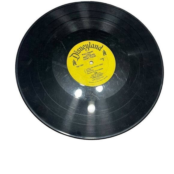 VINTAGE RARE WALT DISNEY LITTLE RED RIDING HOOD & OTHER FAIRY TALES LP - Picture 8 of 9